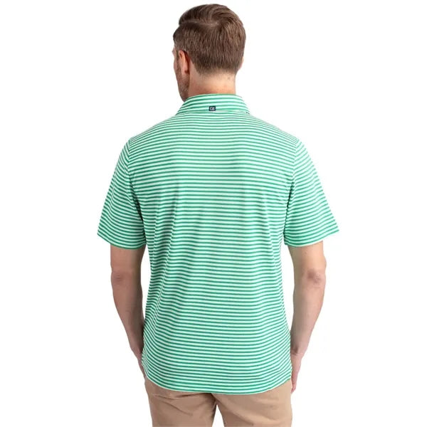 Cutter & Buck Virtue Recycled Stripe Featherlight Pique M...