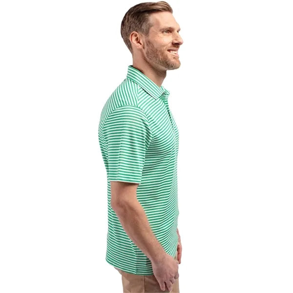 Cutter & Buck Virtue Recycled Stripe Featherlight Pique M...