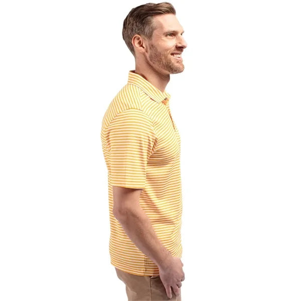 Cutter & Buck Virtue Recycled Stripe Featherlight Pique M...