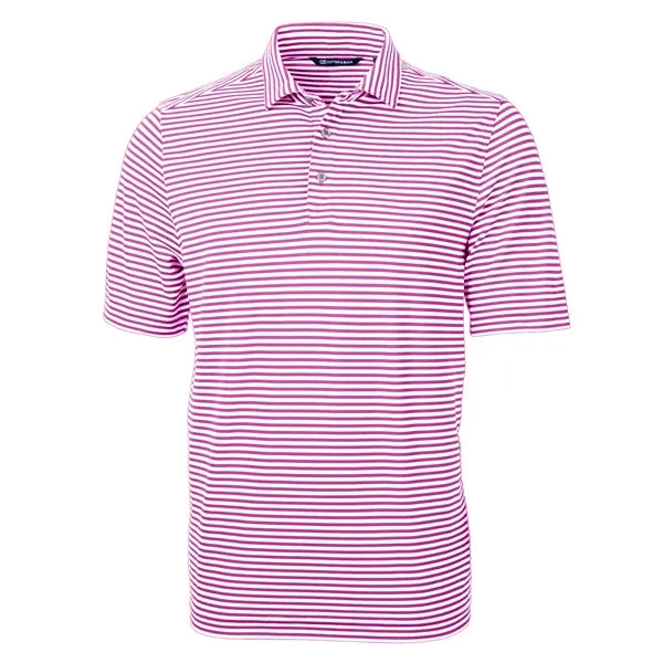 Cutter & Buck Virtue Recycled Stripe Featherlight Pique M...