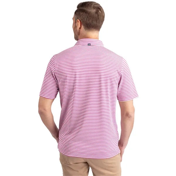 Cutter & Buck Virtue Recycled Stripe Featherlight Pique M...