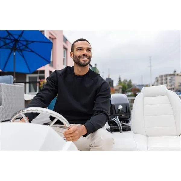Cutter & Buck Roam Recycled Buttery-Soft Knit Mens Crew N...