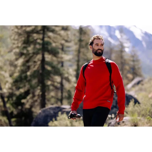 Cutter & Buck Roam Recycled Buttery-Soft Knit Mens Crew N...