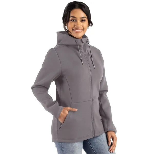 Cutter & Buck Roam Recycled Buttery-Soft Knit Womens Full...