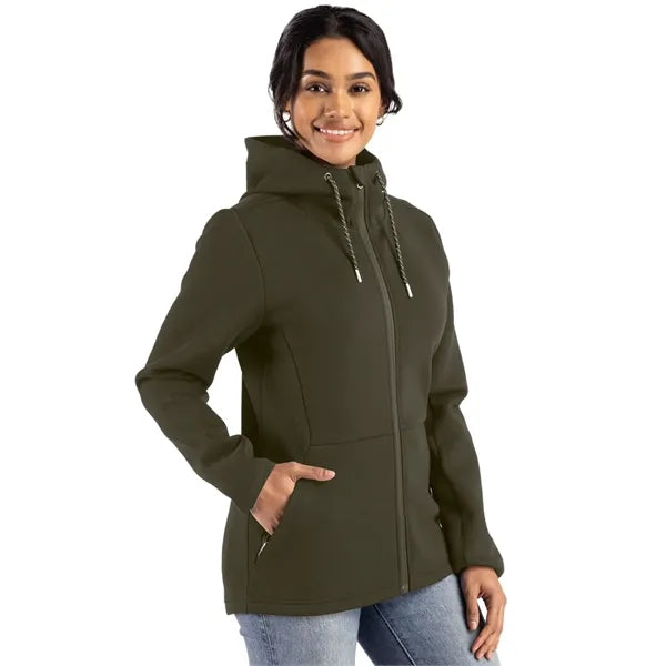 Cutter & Buck Roam Recycled Buttery-Soft Knit Womens Full...