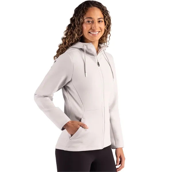 Cutter & Buck Roam Recycled Buttery-Soft Knit Womens Full...