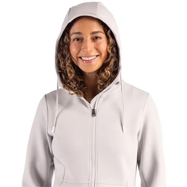 Cutter & Buck Roam Recycled Buttery-Soft Knit Womens Full...