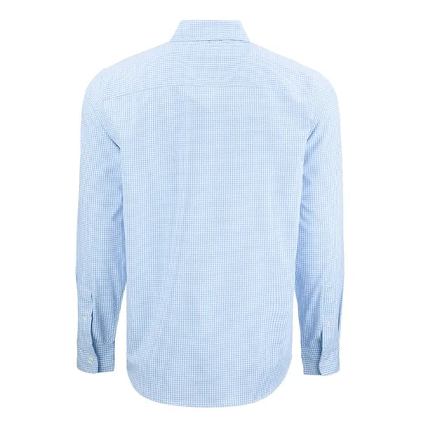 Cutter & Buck Skyline Recycled Gingham Mens Big & Tall Lo...