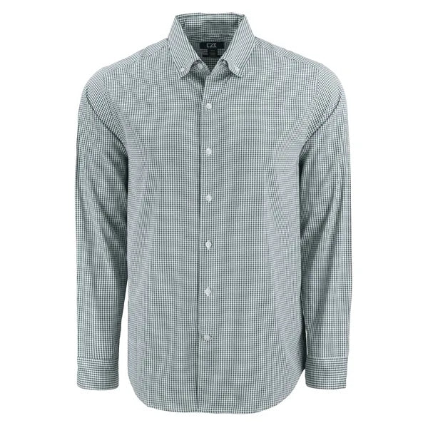 Cutter & Buck Skyline Recycled Gingham Mens Big & Tall Lo...