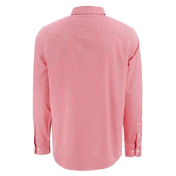 Cutter & Buck Skyline Recycled Gingham Mens Big & Tall Lo...