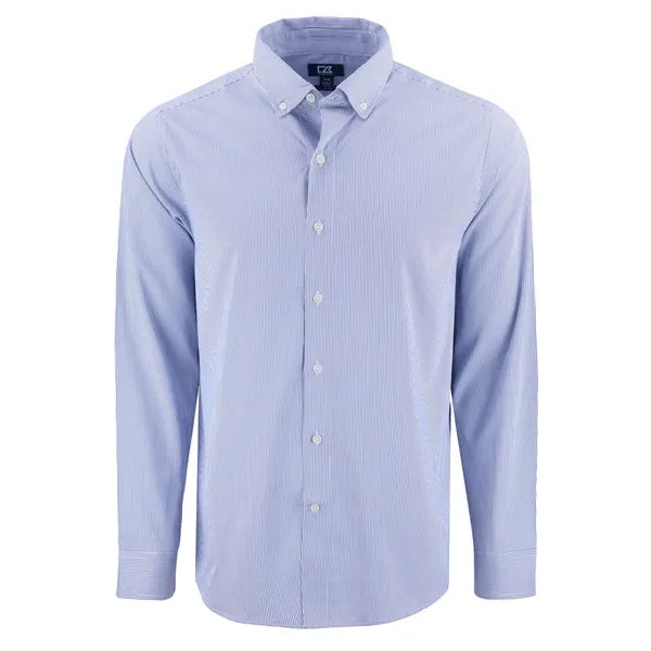 Cutter & Buck Skyline Recycled Pinstripe Mens Big & Tall ...