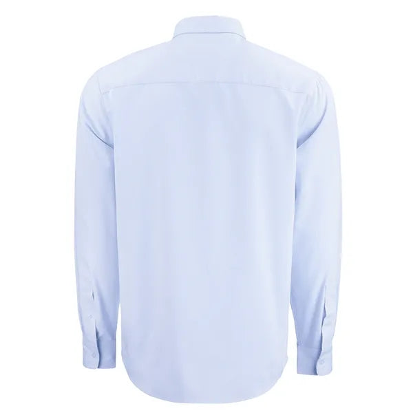 Cutter & Buck Skyline Recycled Pinstripe Mens Long Sleeve...