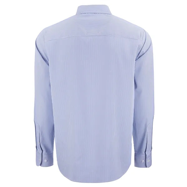 Cutter & Buck Skyline Recycled Pinstripe Mens Long Sleeve...