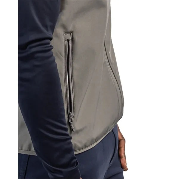 Clique Trail Recycled Stretch Softshell Mens Full Zip Vest