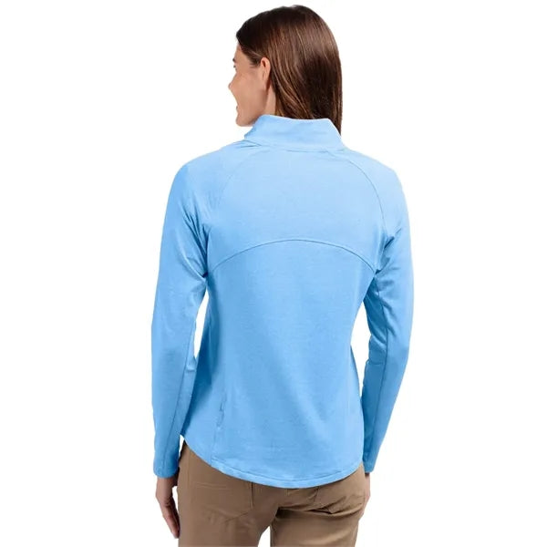 Cutter & Buck Adapt Recycled Soft Knit Stretch Womens Hea...