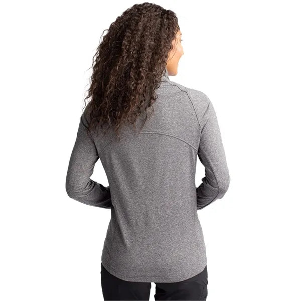 Cutter & Buck Adapt Recycled Soft Knit Stretch Womens Hea...