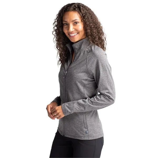 Cutter & Buck Adapt Recycled Soft Knit Stretch Womens Hea...
