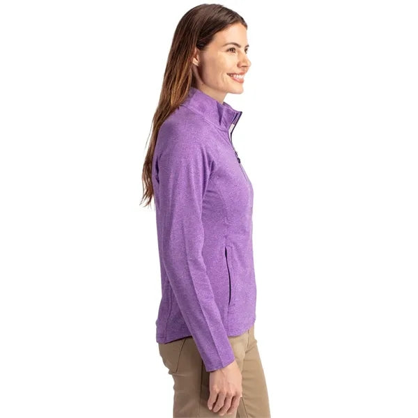 Cutter & Buck Adapt Recycled Soft Knit Stretch Womens Hea...