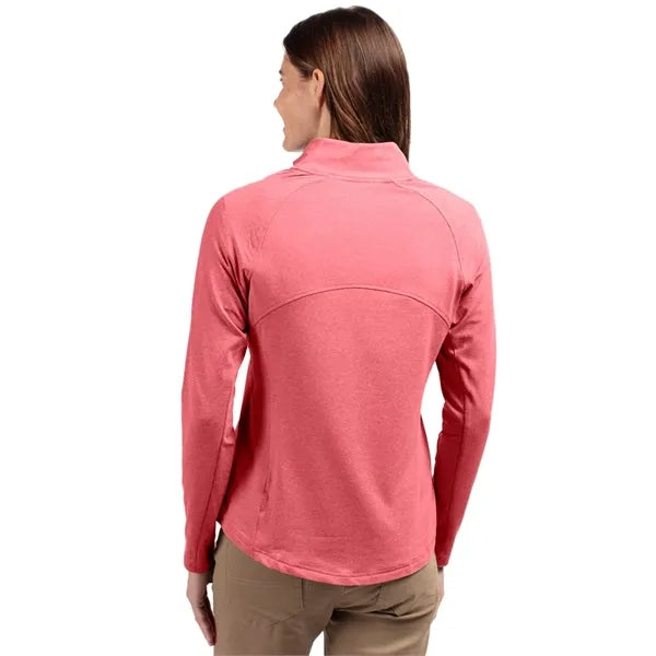 Cutter & Buck Adapt Recycled Soft Knit Stretch Womens Hea...
