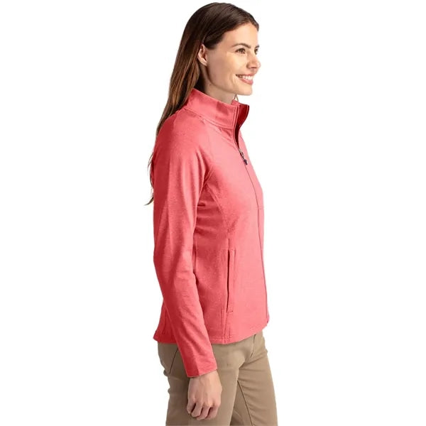 Cutter & Buck Adapt Recycled Soft Knit Stretch Womens Hea...
