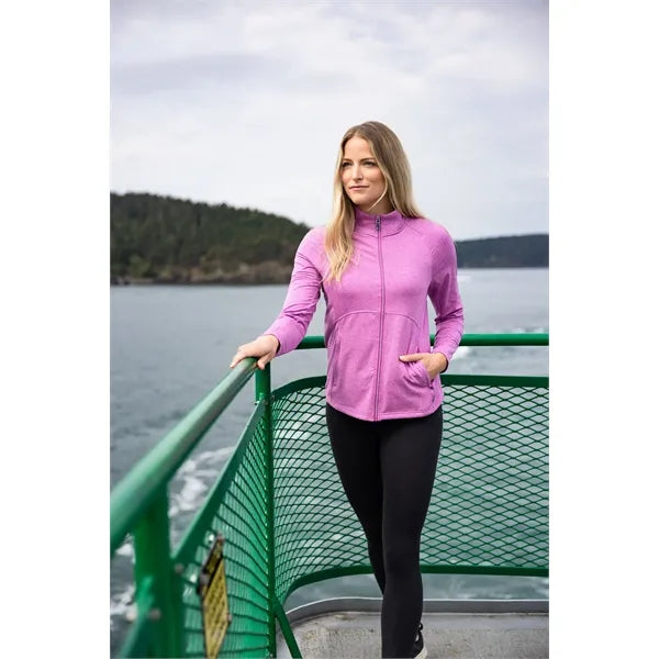 Cutter & Buck Adapt Recycled Soft Knit Stretch Womens Hea...