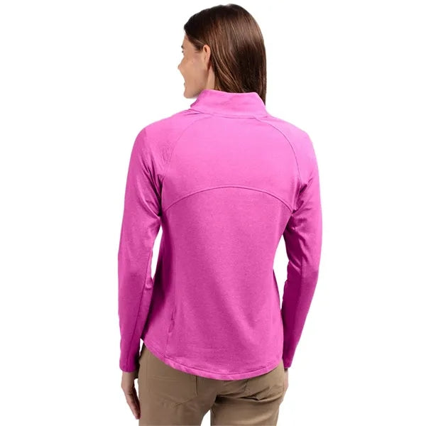 Cutter & Buck Adapt Recycled Soft Knit Stretch Womens Hea...