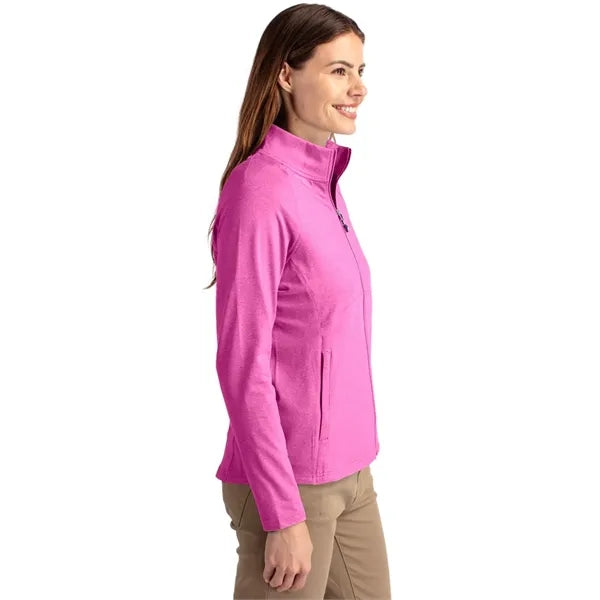 Cutter & Buck Adapt Recycled Soft Knit Stretch Womens Hea...