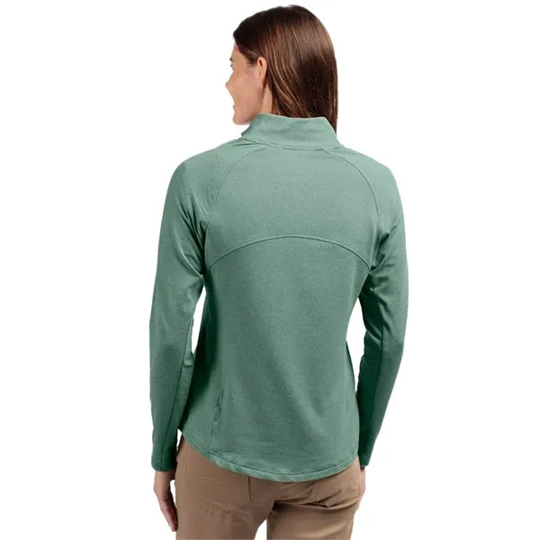 Cutter & Buck Adapt Recycled Soft Knit Stretch Womens Hea...