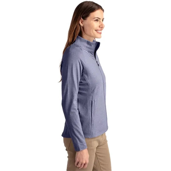 Cutter & Buck Adapt Recycled Soft Knit Stretch Womens Hea...