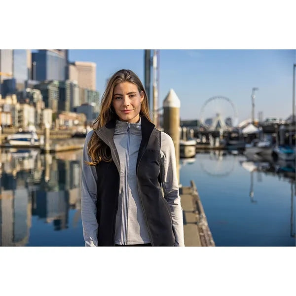Cutter & Buck Adapt Recycled Soft Knit Stretch Womens Hea...