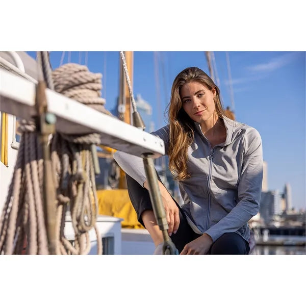 Cutter & Buck Adapt Recycled Soft Knit Stretch Womens Hea...