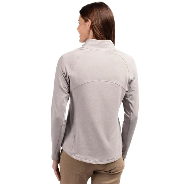 Cutter & Buck Adapt Recycled Soft Knit Stretch Womens Hea...