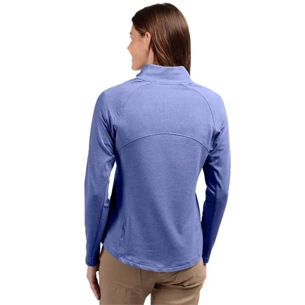 Cutter & Buck Adapt Recycled Soft Knit Stretch Womens Hea...
