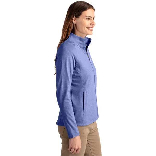 Cutter & Buck Adapt Recycled Soft Knit Stretch Womens Hea...