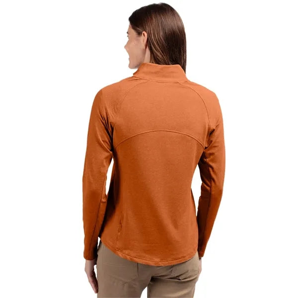 Cutter & Buck Adapt Recycled Soft Knit Stretch Womens Hea...