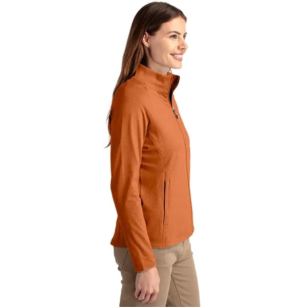 Cutter & Buck Adapt Recycled Soft Knit Stretch Womens Hea...