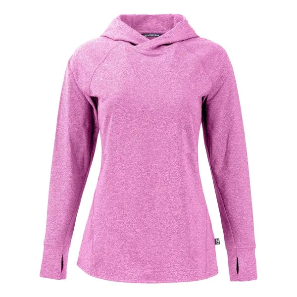 Cutter & Buck Adapt Recycled Soft Knit Stretch Womens Hoo...