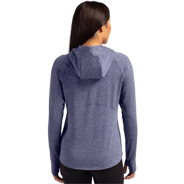 Cutter & Buck Adapt Recycled Soft Knit Stretch Womens Hoo...