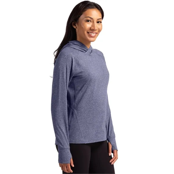 Cutter & Buck Adapt Recycled Soft Knit Stretch Womens Hoo...
