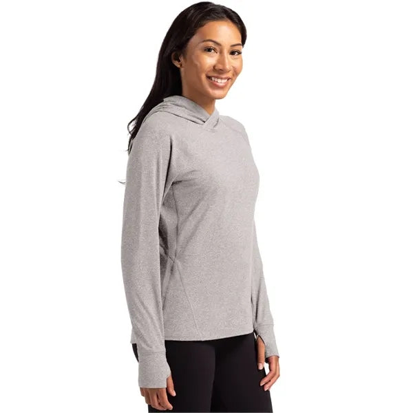 Cutter & Buck Adapt Recycled Soft Knit Stretch Womens Hoo...