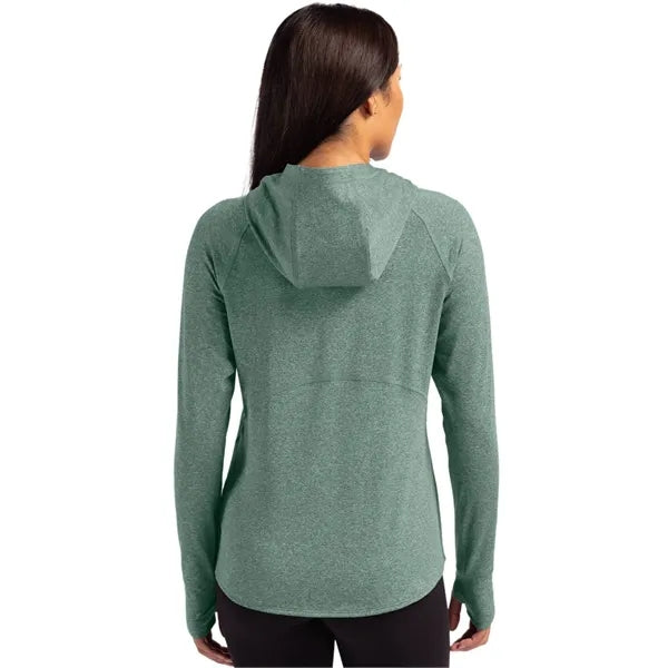 Cutter & Buck Adapt Recycled Soft Knit Stretch Womens Hoo...
