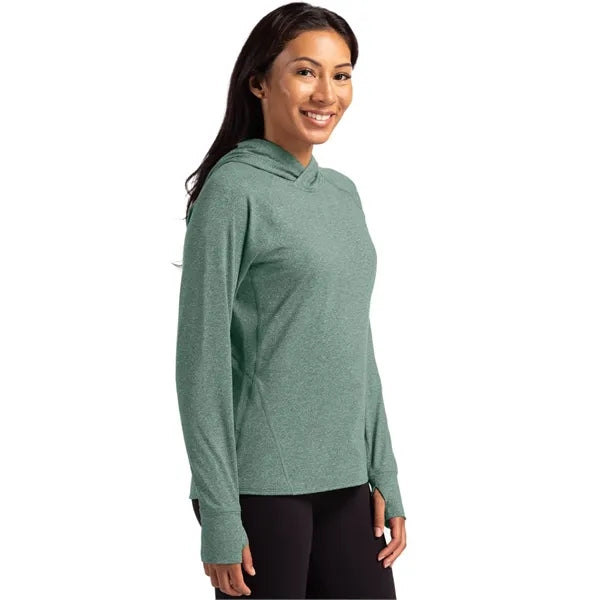 Cutter & Buck Adapt Recycled Soft Knit Stretch Womens Hoo...