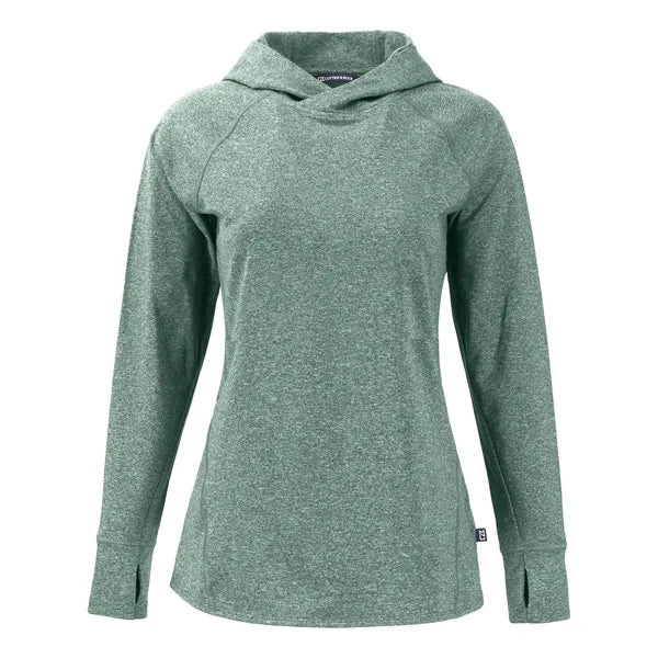Cutter & Buck Adapt Recycled Soft Knit Stretch Womens Hoo...