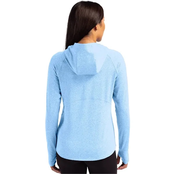 Cutter & Buck Adapt Recycled Soft Knit Stretch Womens Hoo...