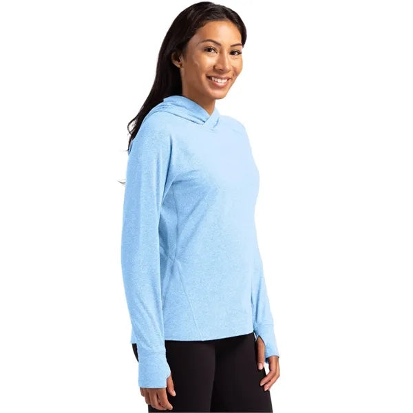 Cutter & Buck Adapt Recycled Soft Knit Stretch Womens Hoo...