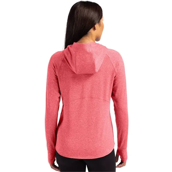 Cutter & Buck Adapt Recycled Soft Knit Stretch Womens Hoo...