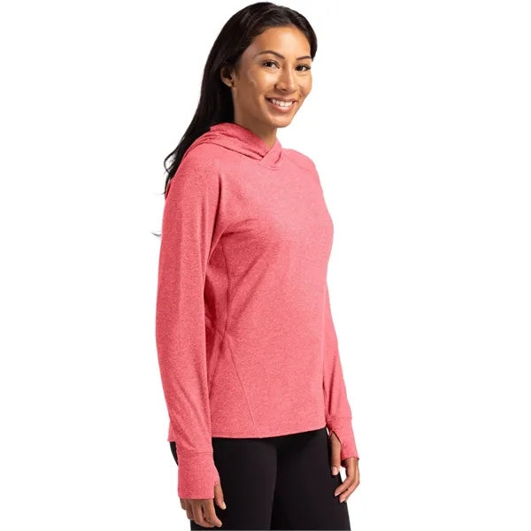 Cutter & Buck Adapt Recycled Soft Knit Stretch Womens Hoo...