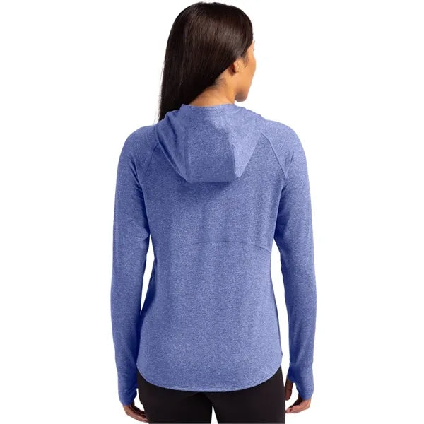 Cutter & Buck Adapt Recycled Soft Knit Stretch Womens Hoo...