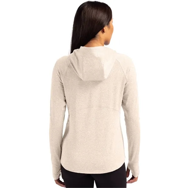 Cutter & Buck Adapt Recycled Soft Knit Stretch Womens Hoo...