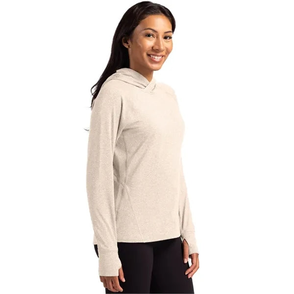 Cutter & Buck Adapt Recycled Soft Knit Stretch Womens Hoo...